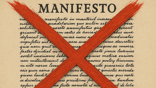 Drop the Framework Guides and Bullshit Manifestos